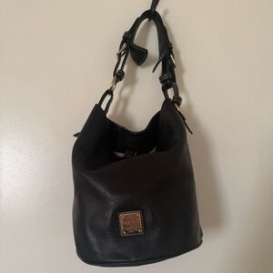 Dooney & Bourke Black Leather Hobo Bag
